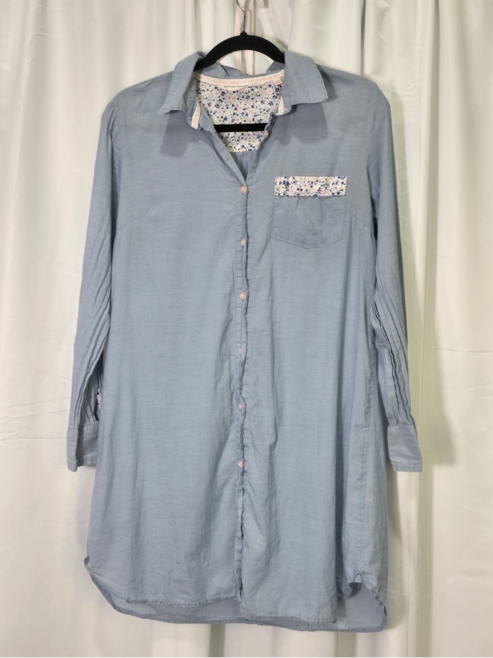 Victoria's Secret Light Blue sleeping camisole